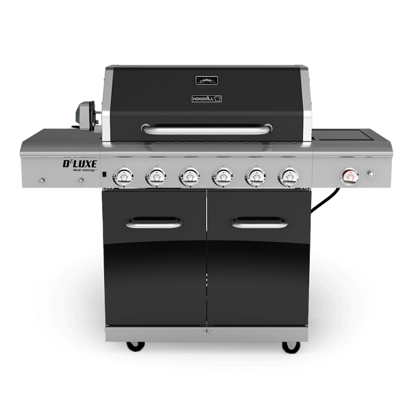 Deluxe 6 Burner Gas Grill with Infrared Searing Side Burner