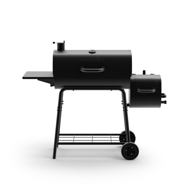 29 in. Barrel Charcoal Grill with Smoker