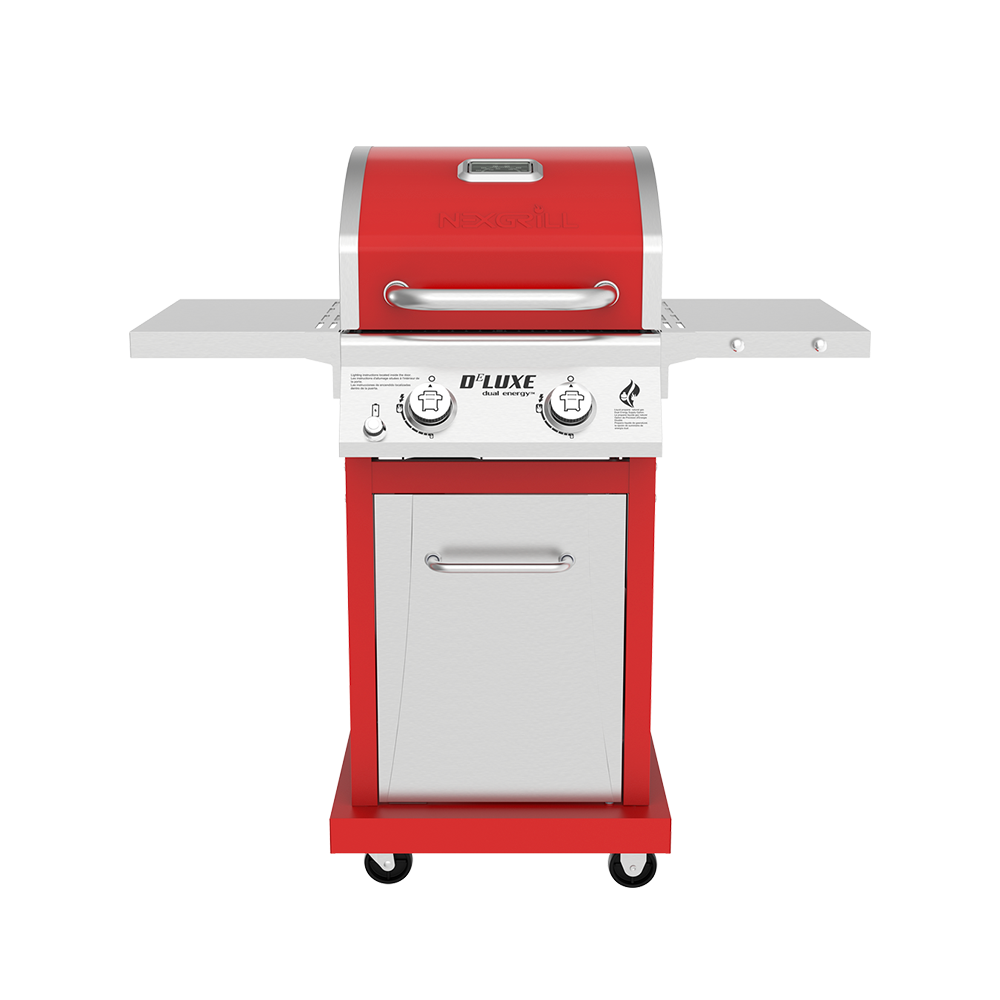 DEluxe 2-Burner Grill in Red